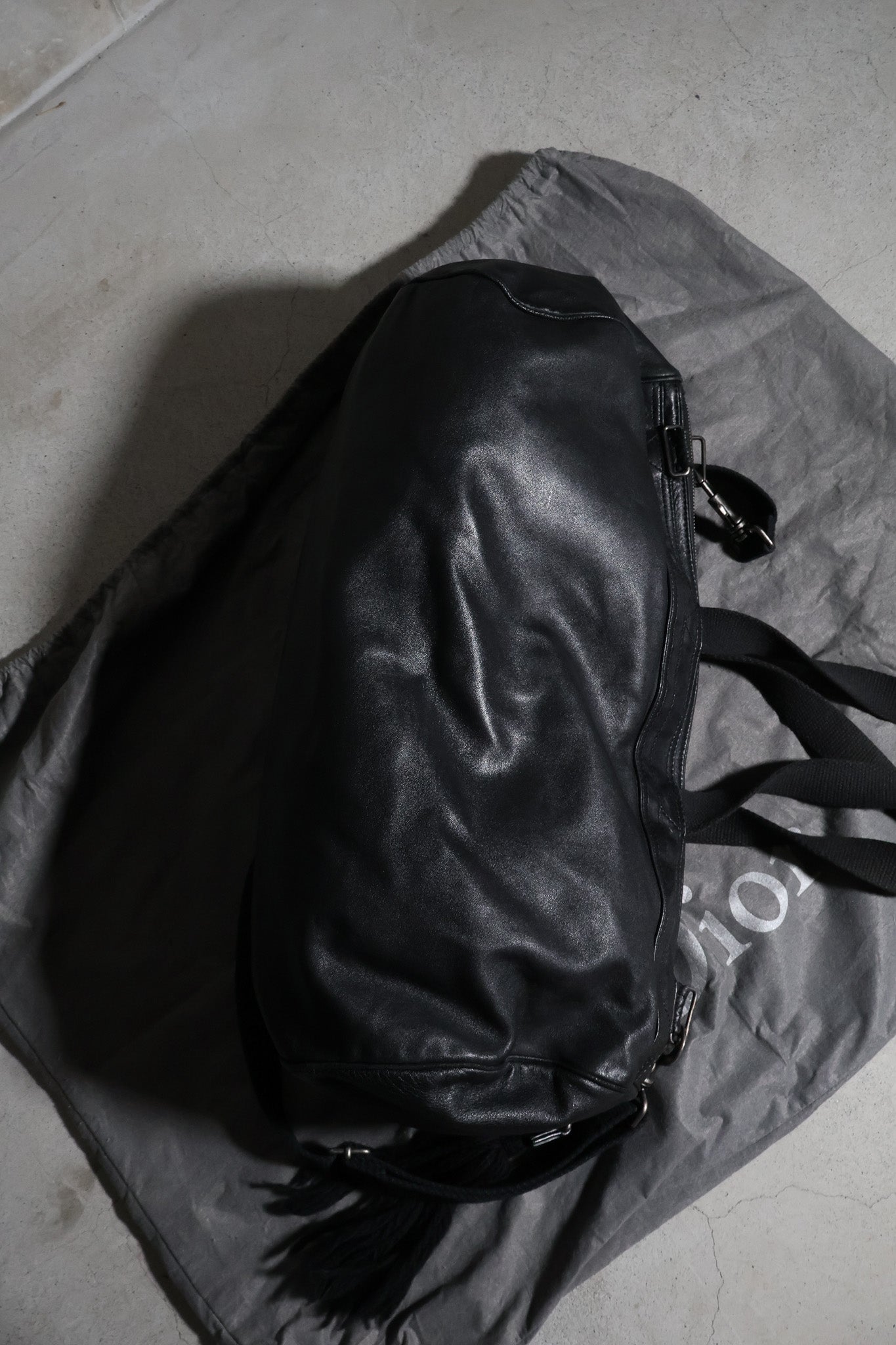 Dior Homme AW06 Black Deville Duffle Bag