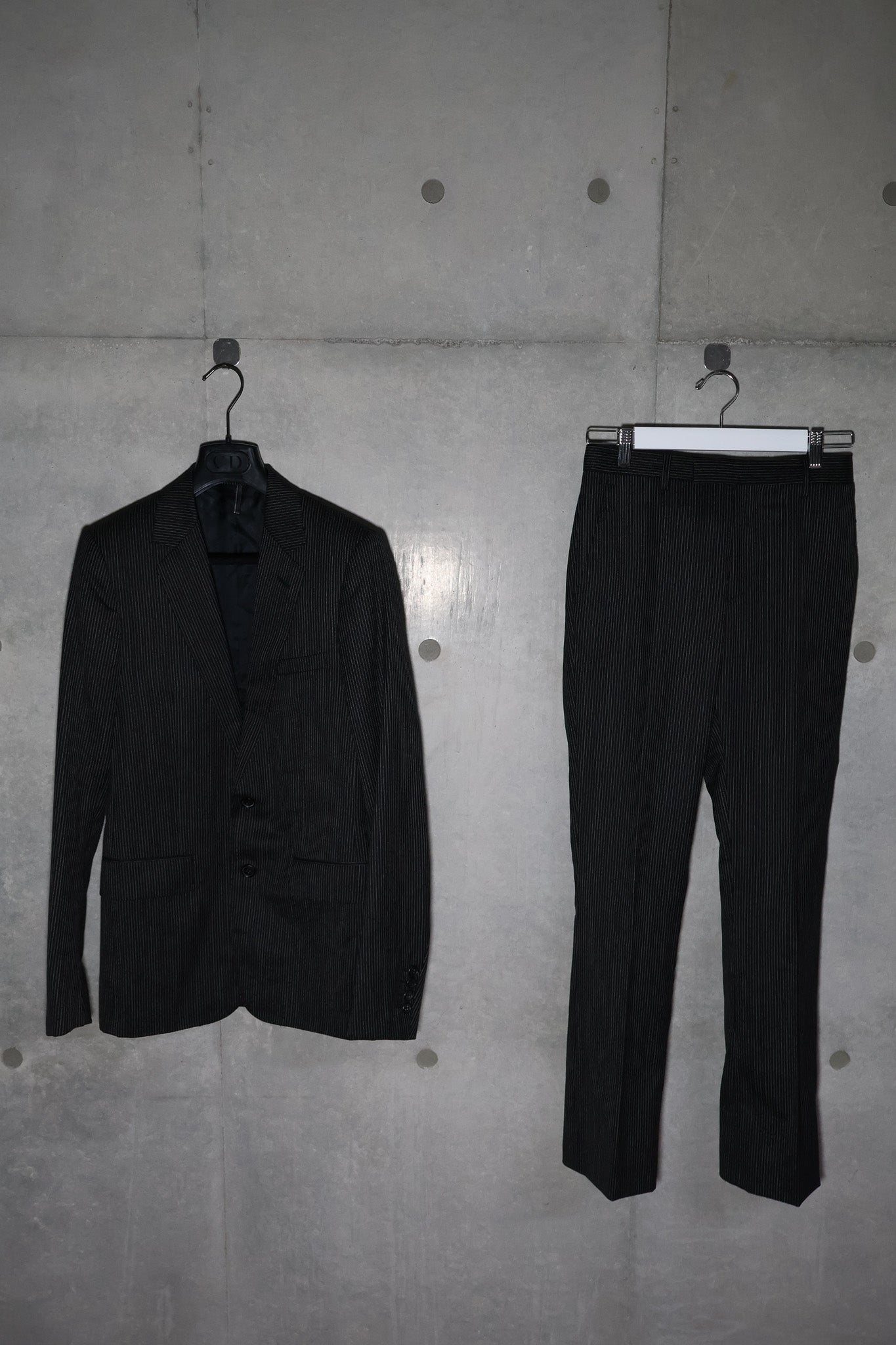 Dior Homme AW06 Runway Pinstripe Suit Set