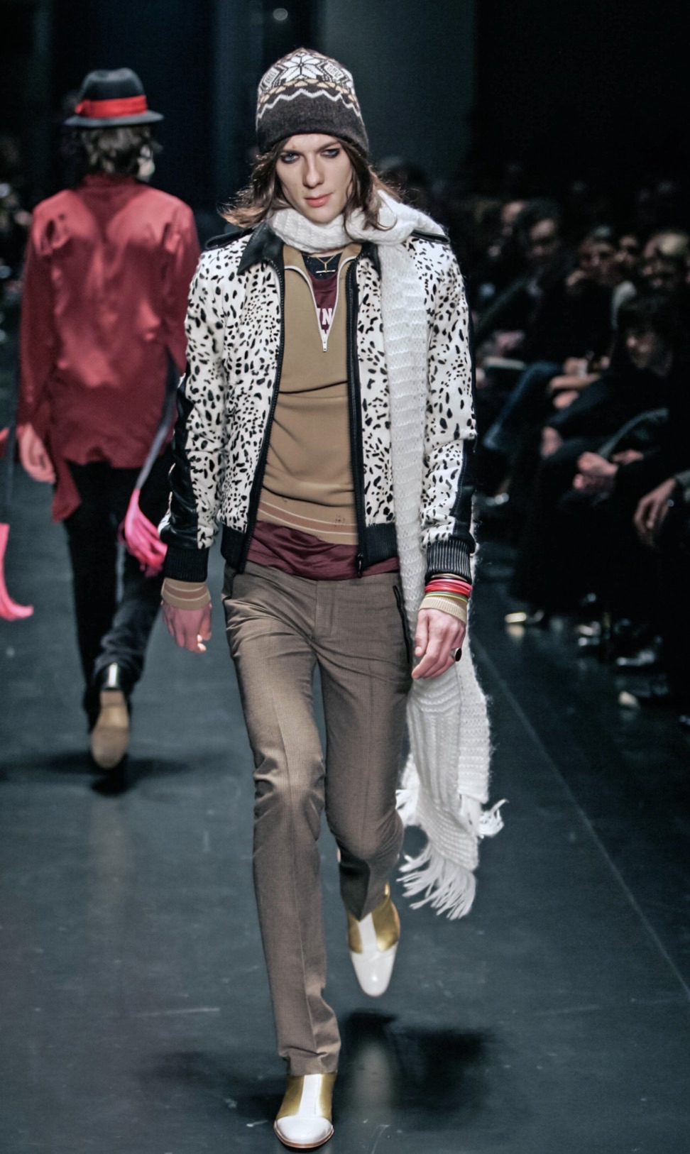 Dior Homme AW05 Runway Snowflake Beanie