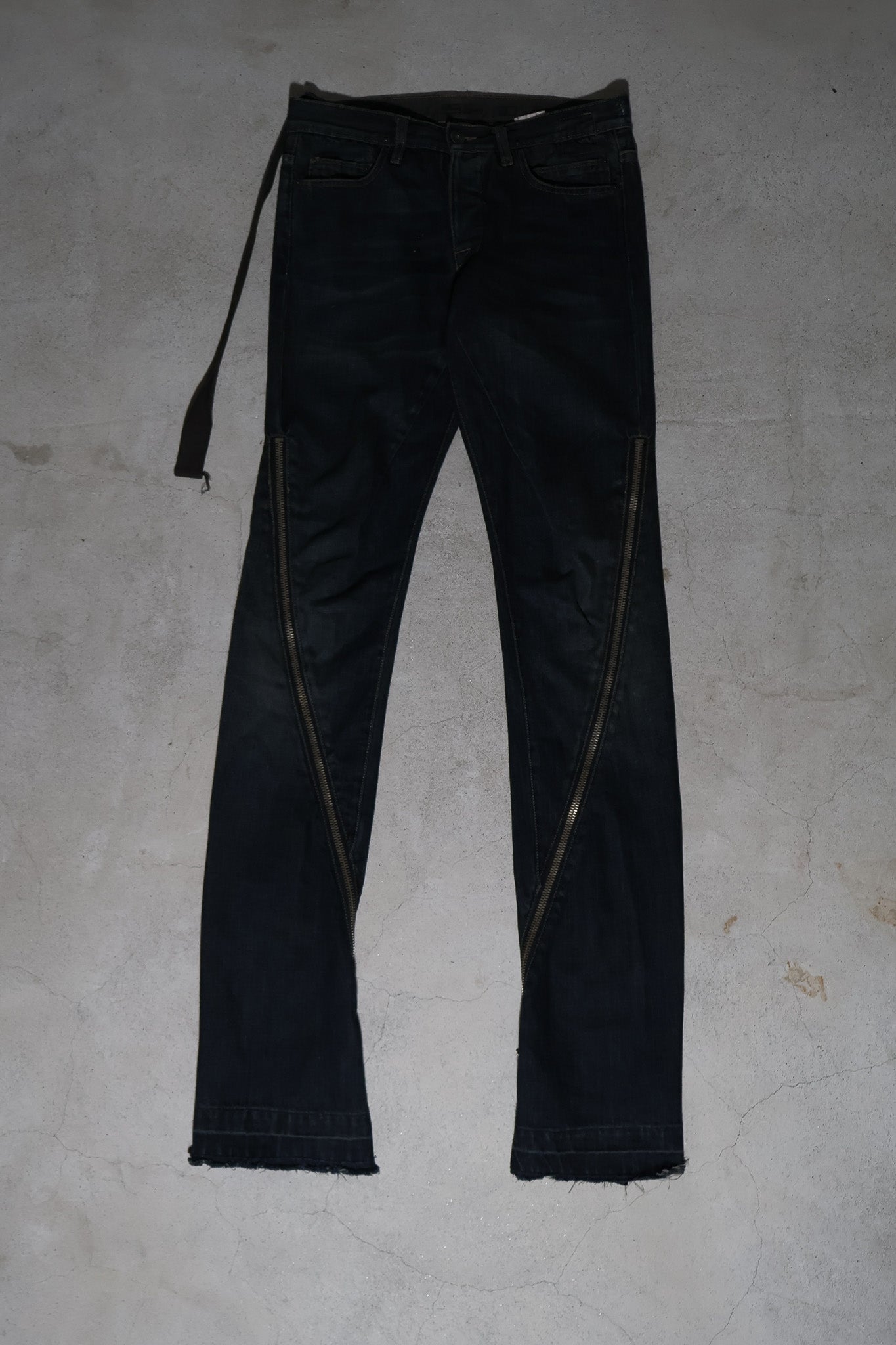 Rick Owens SS09 ‘Dirty Blue’ Banana Cut Denim