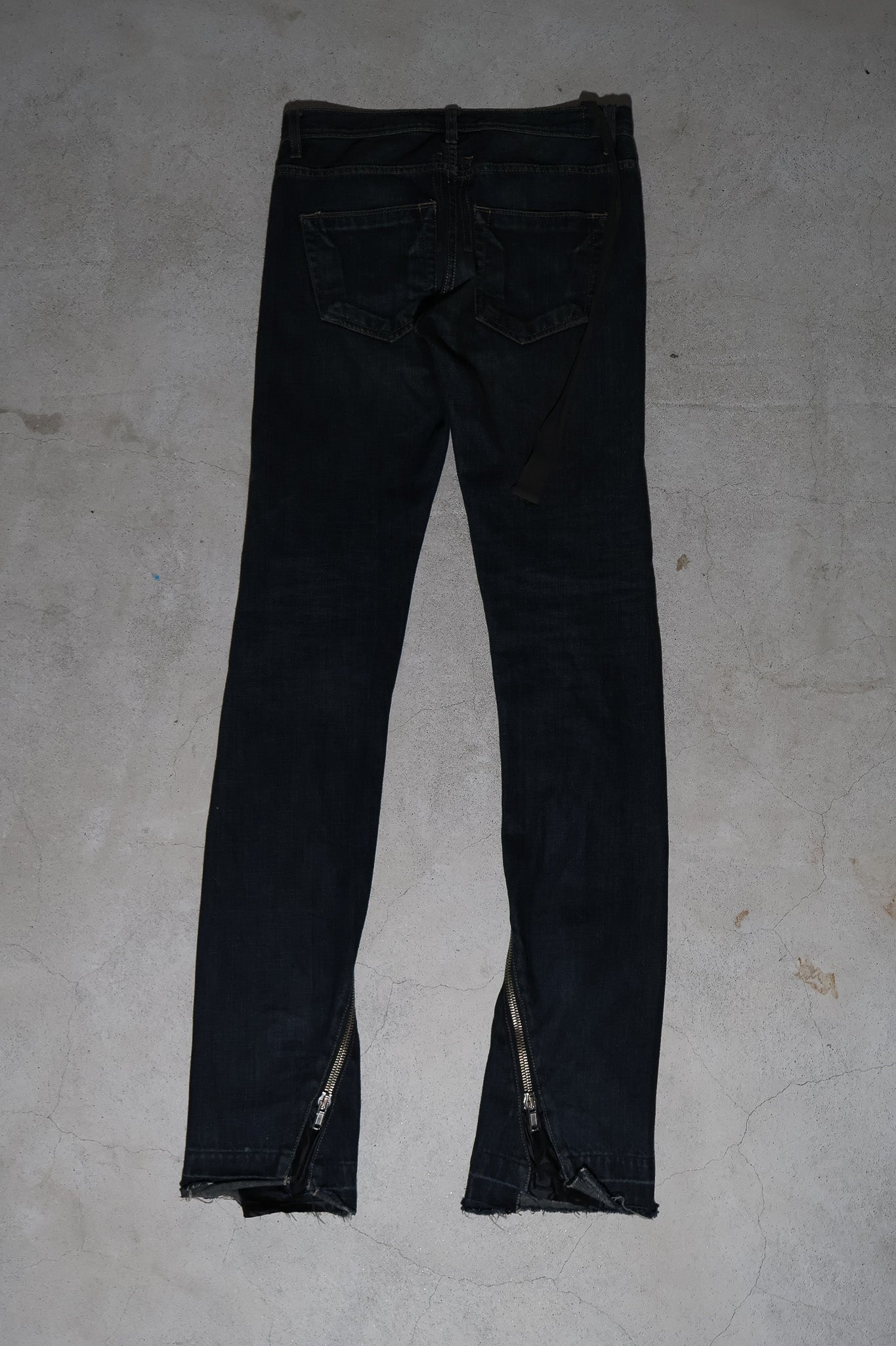 Rick Owens SS09 ‘Dirty Blue’ Banana Cut Denim