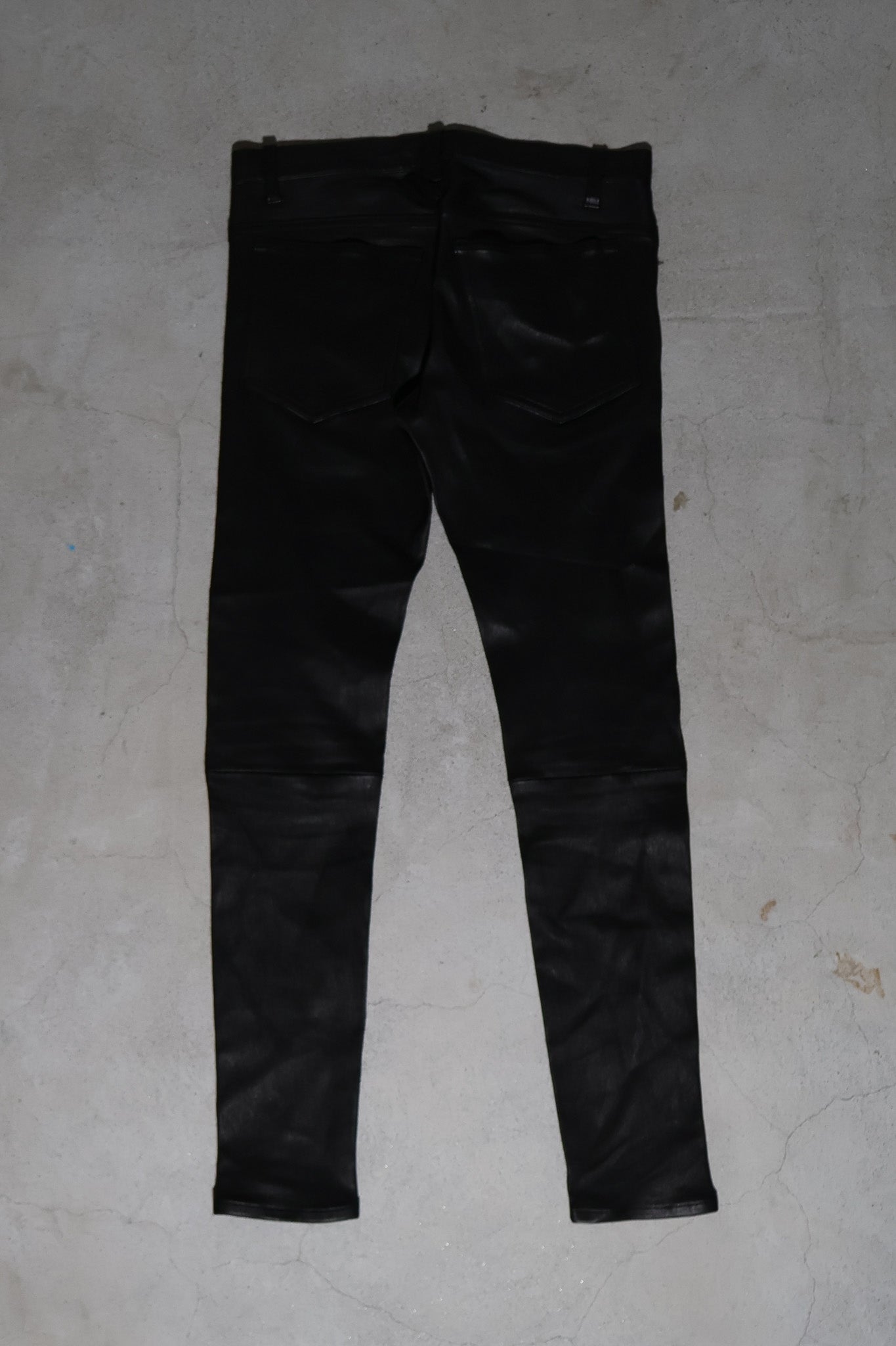 Undercover SS14 Psychocandy Leather Skinny Pants