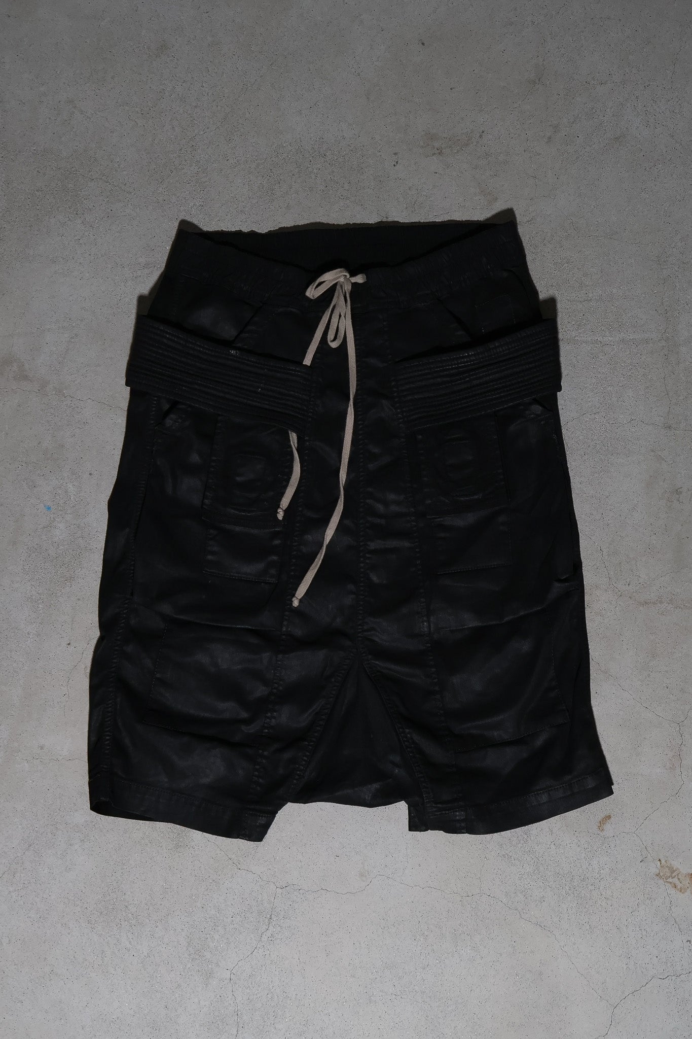 Rick Owens SS19 Waxed Creatch Cargo