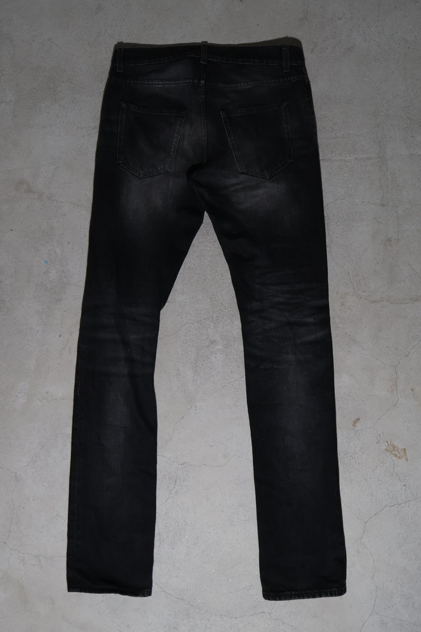 Saint Laurent Paris SS18 D01 Faded Denim