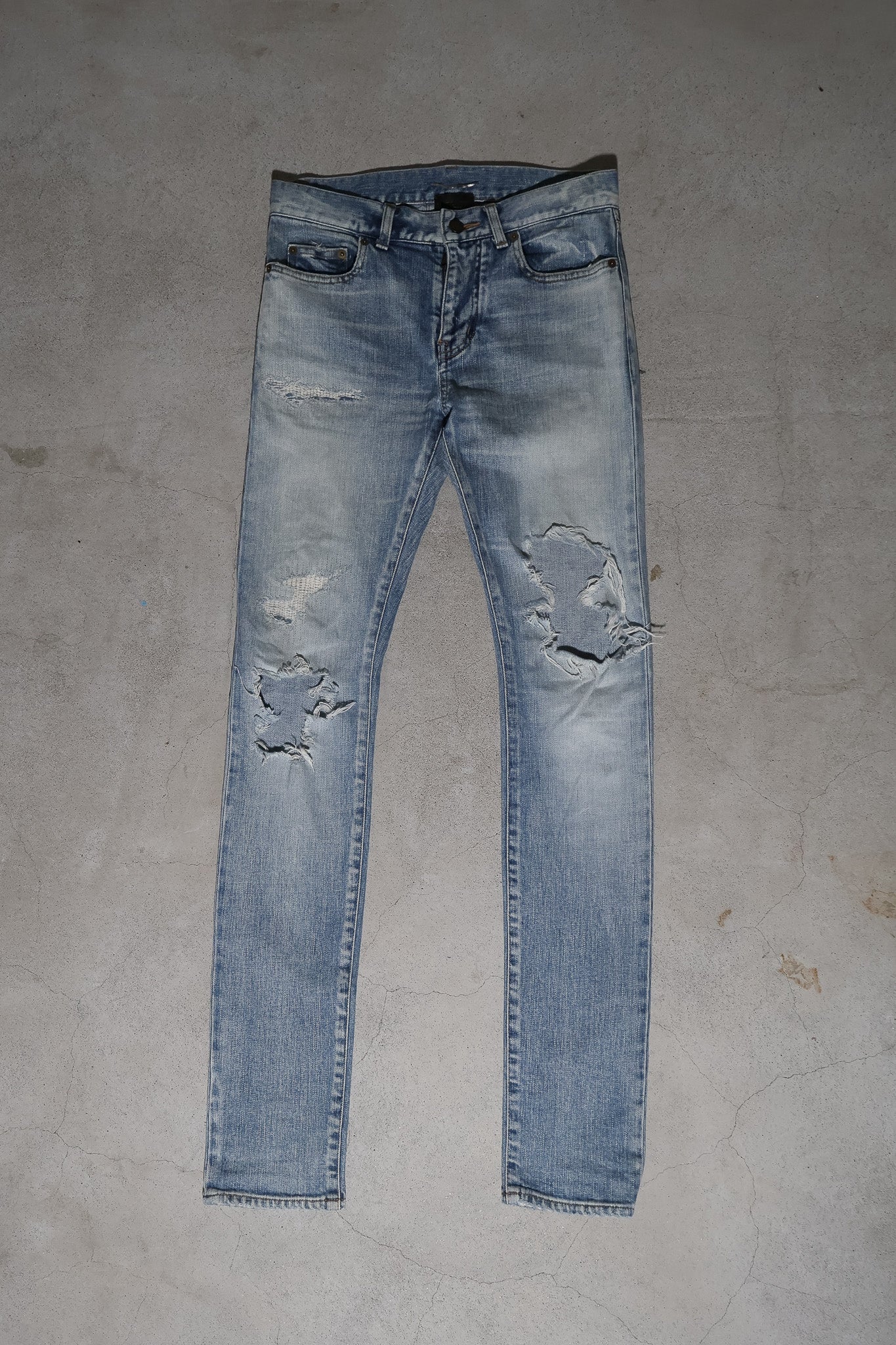 Saint Laurent SS17 D02 Crash Denim