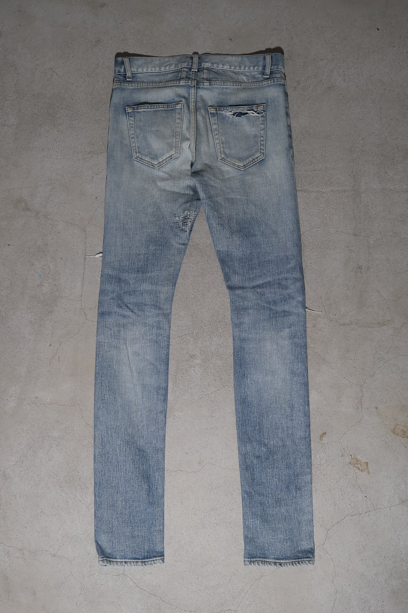 Saint Laurent SS17 D02 Crash Denim