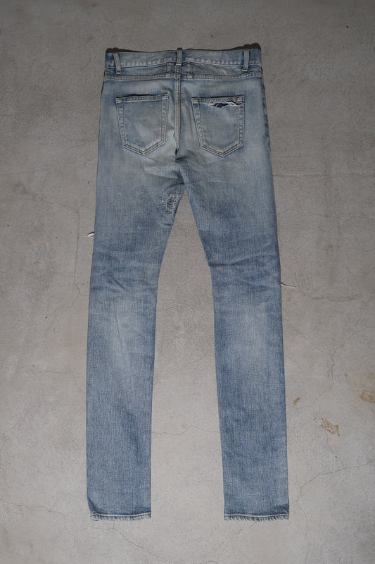Saint Laurent SS17 D02 Crash Denim