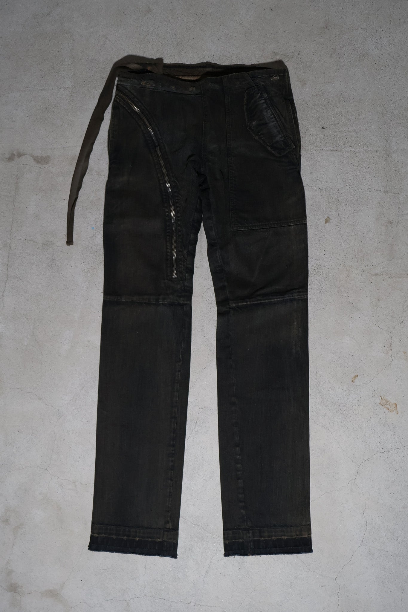 Rick Owens AW08 Stag Double Layer Aircut Denim
