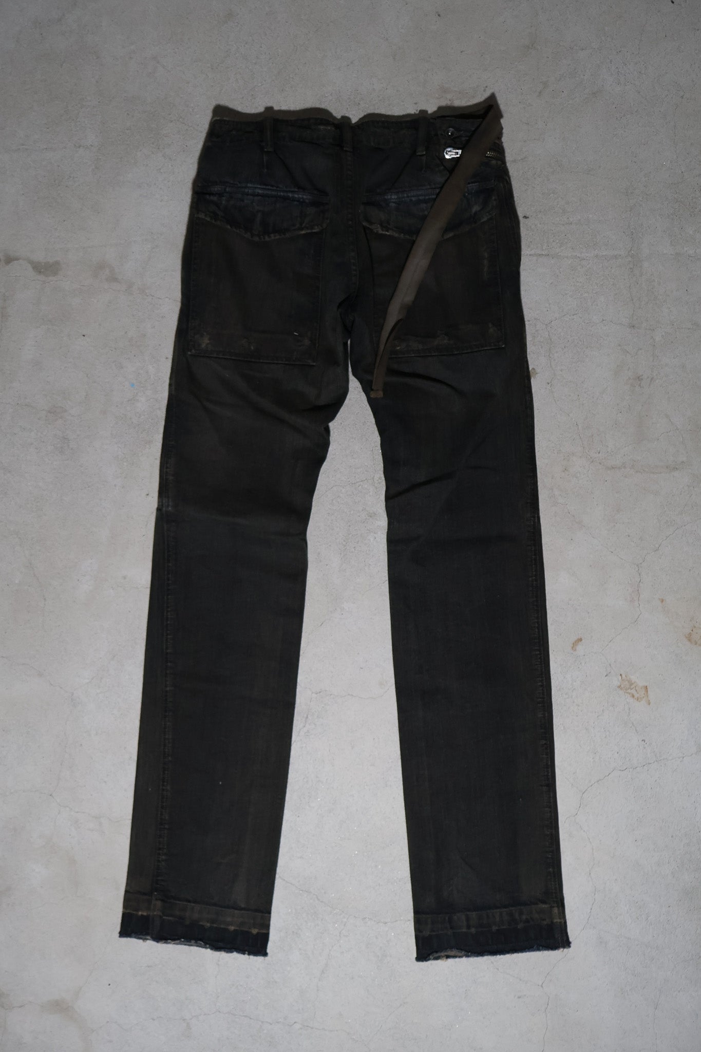 Rick Owens AW08 Stag Double Layer Aircut Denim