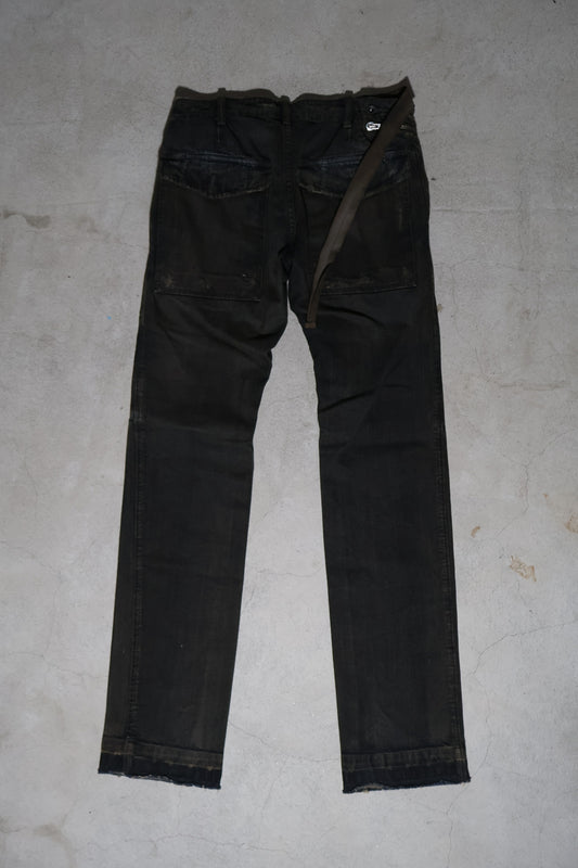 Rick Owens AW08 Stag Double Layer Aircut Denim