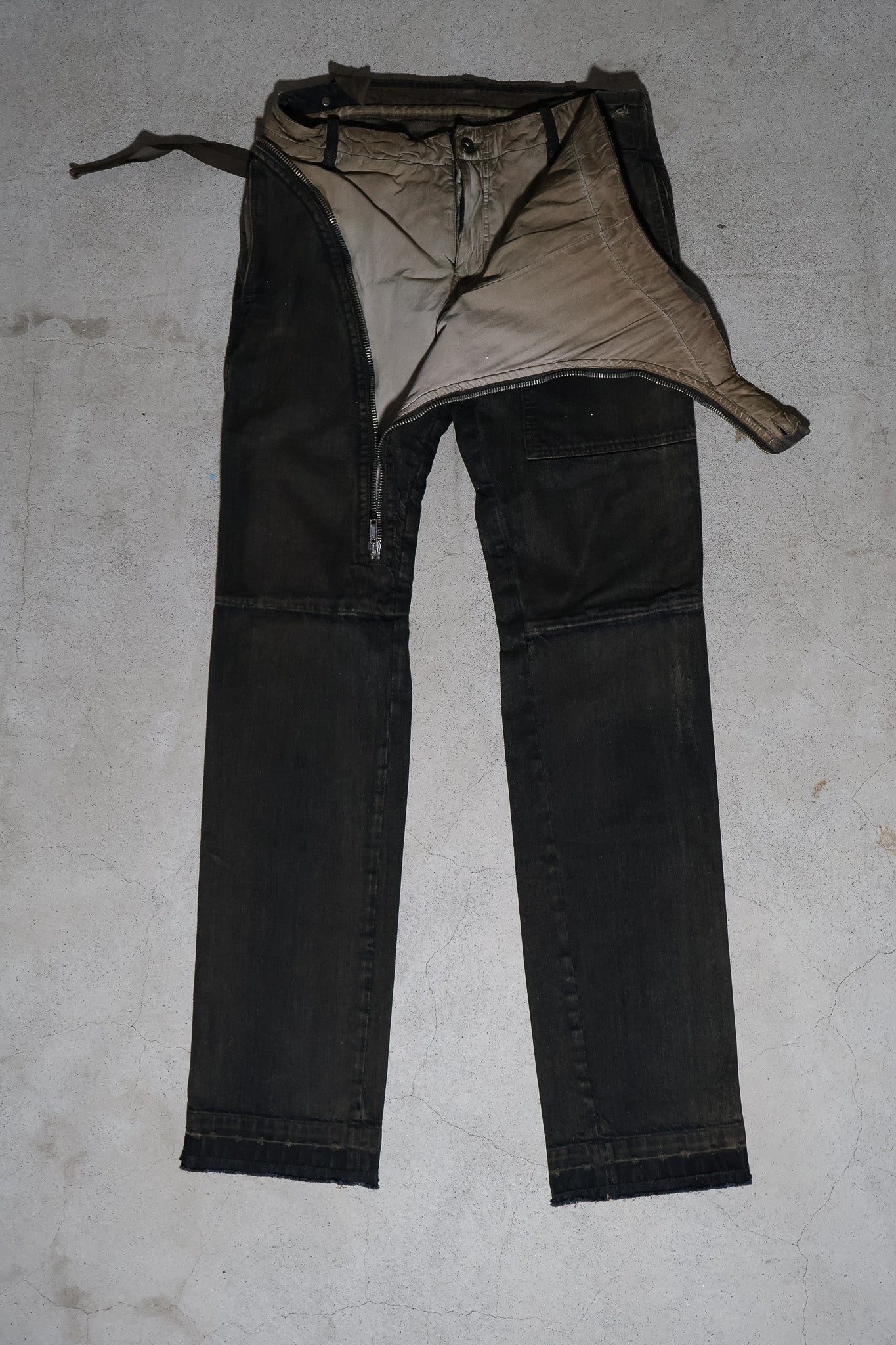 Rick Owens AW08 Stag Double Layer Aircut Denim