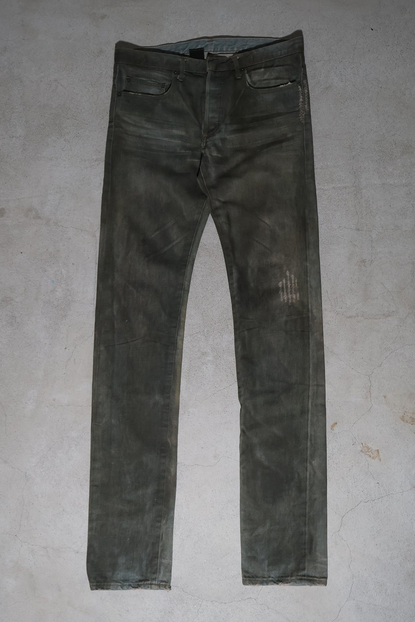 Dior Homme SS04 Dirty Bleu Claire Denim