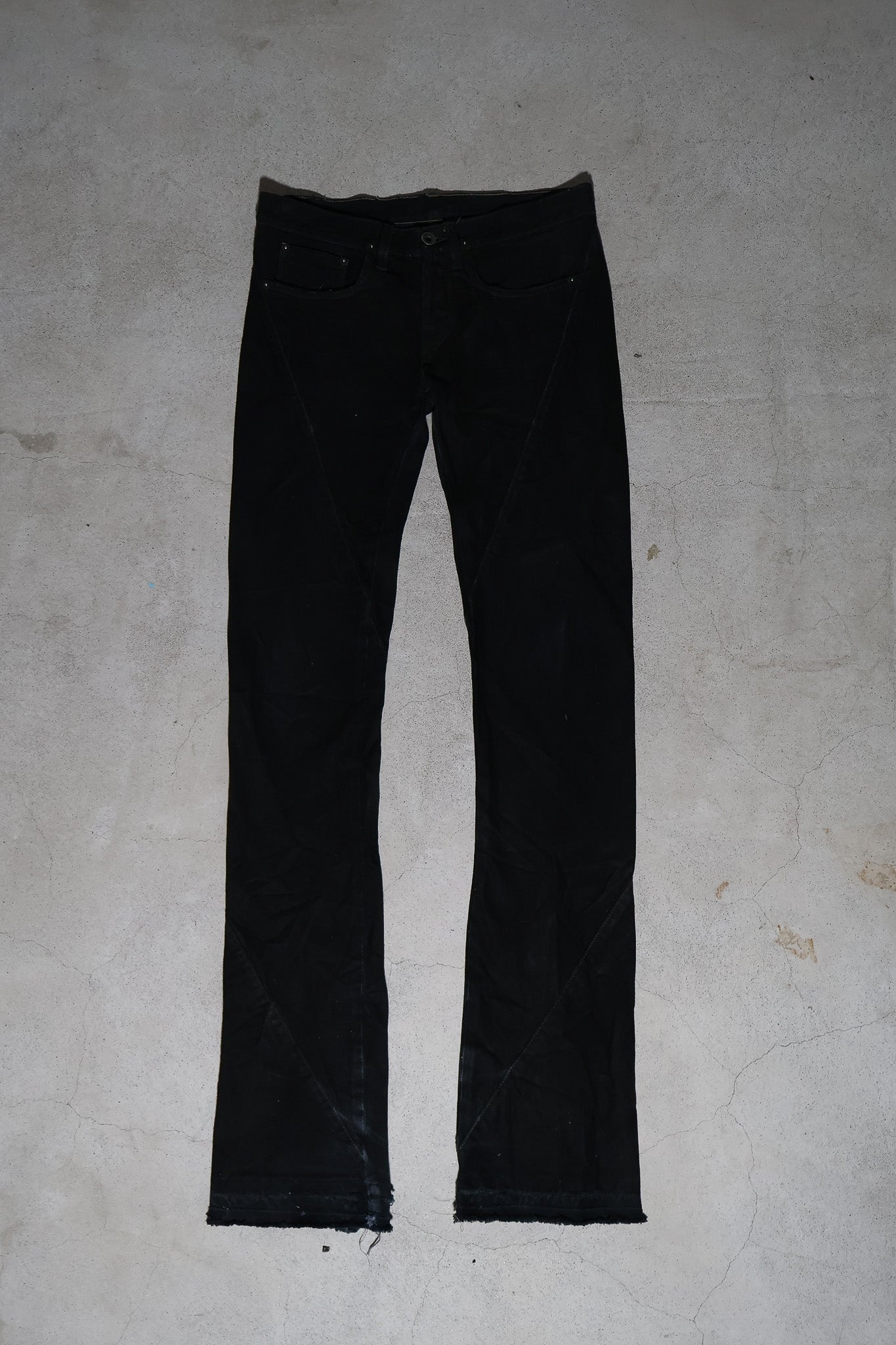 Rick Owens FW09 Crust Waxed Spiral Cut Denim