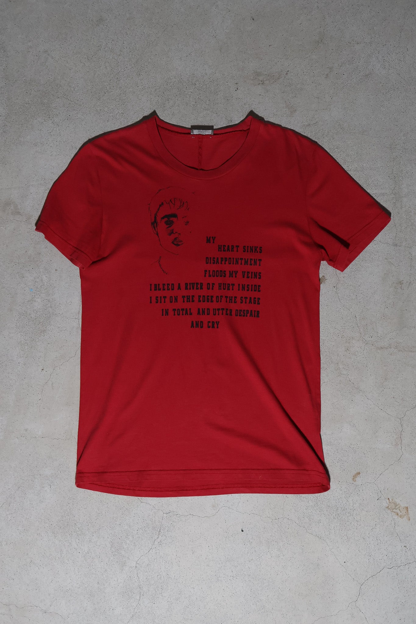 Dior Homme AW05 Pete Doherty Tee