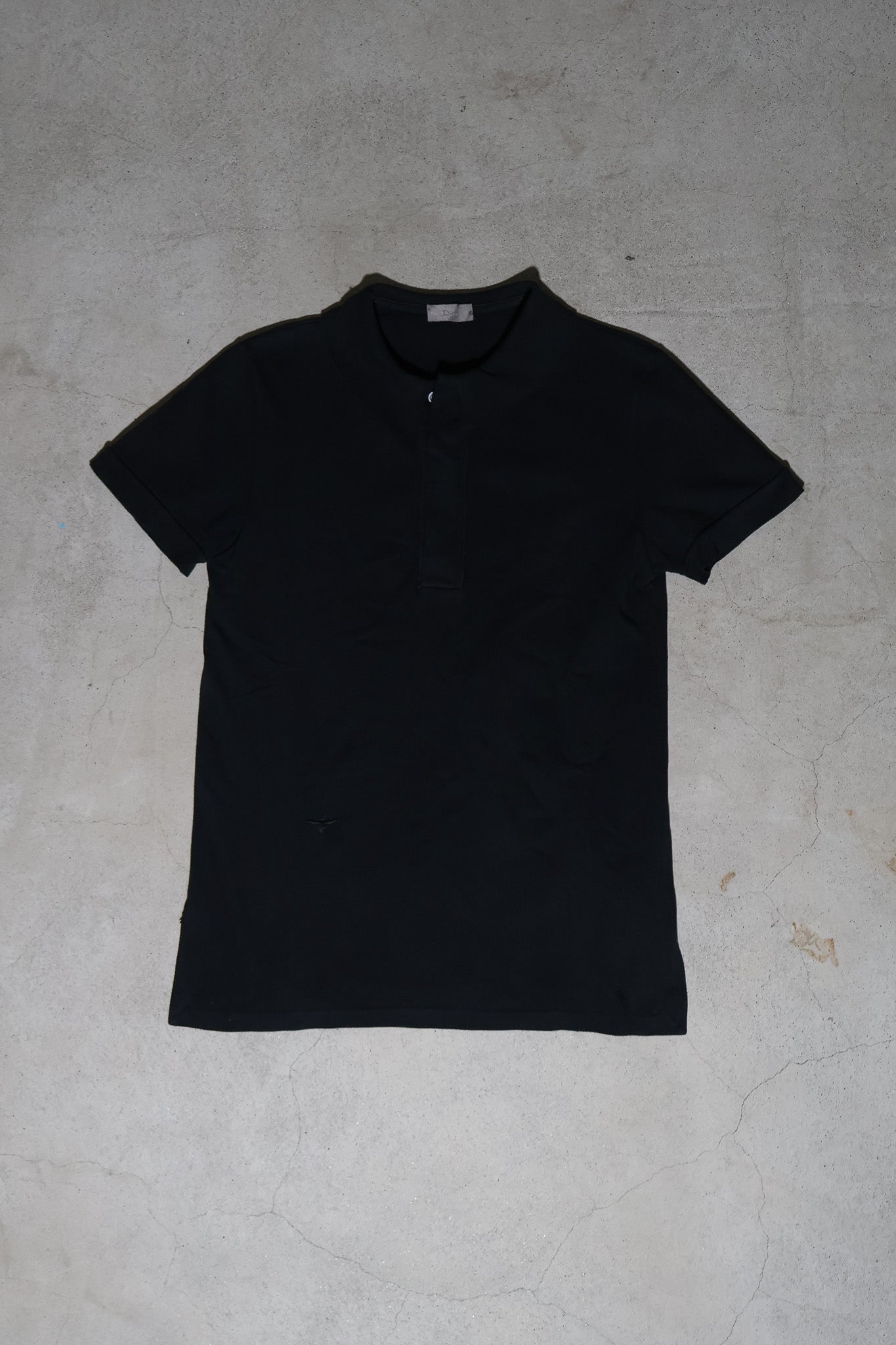 Dior Homme SS03 Round Collar Polo Shirt