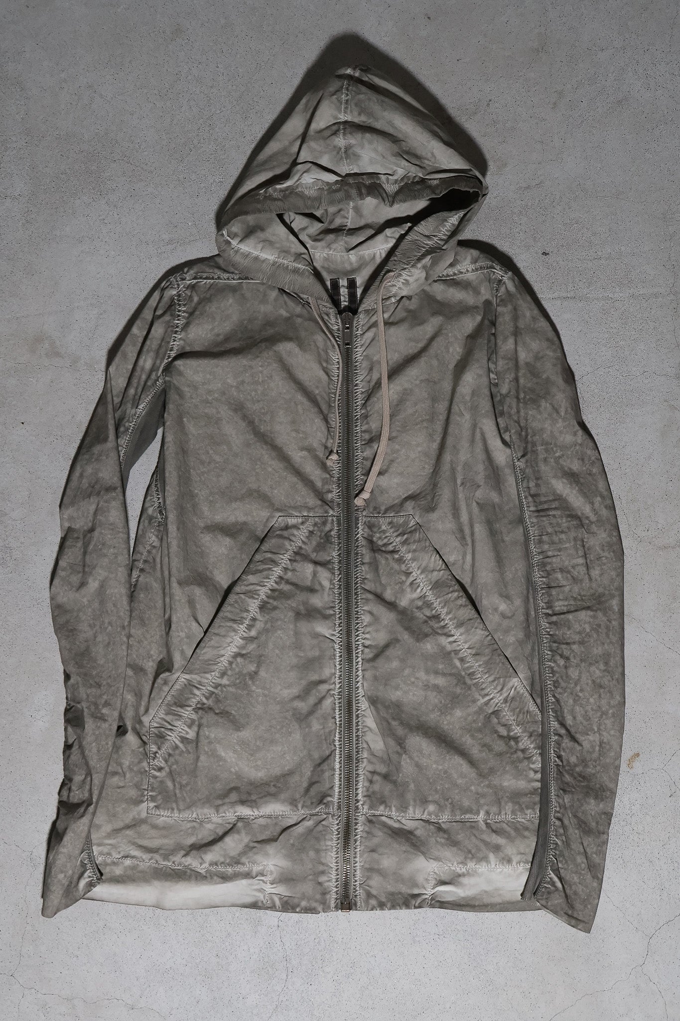Rick Owens SS12 Dust Zip Up Hoodie