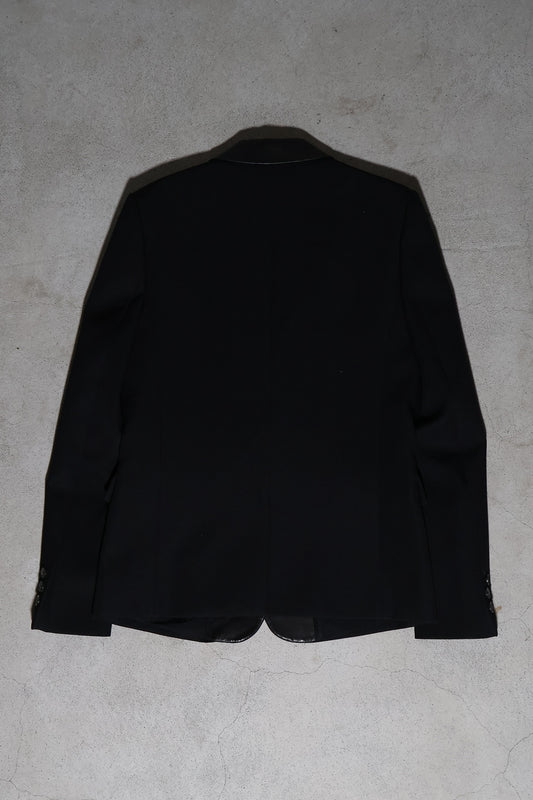 Balmain SS11 Leather Lapel Blazer