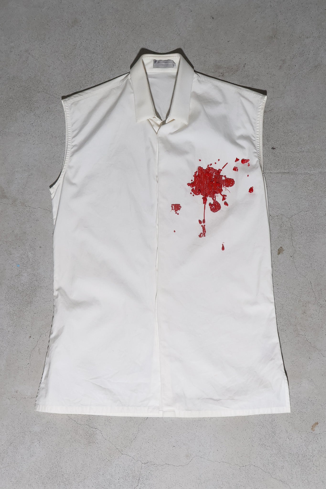 Dior Homme Runway SS02 Bloodwound Collared Shirt