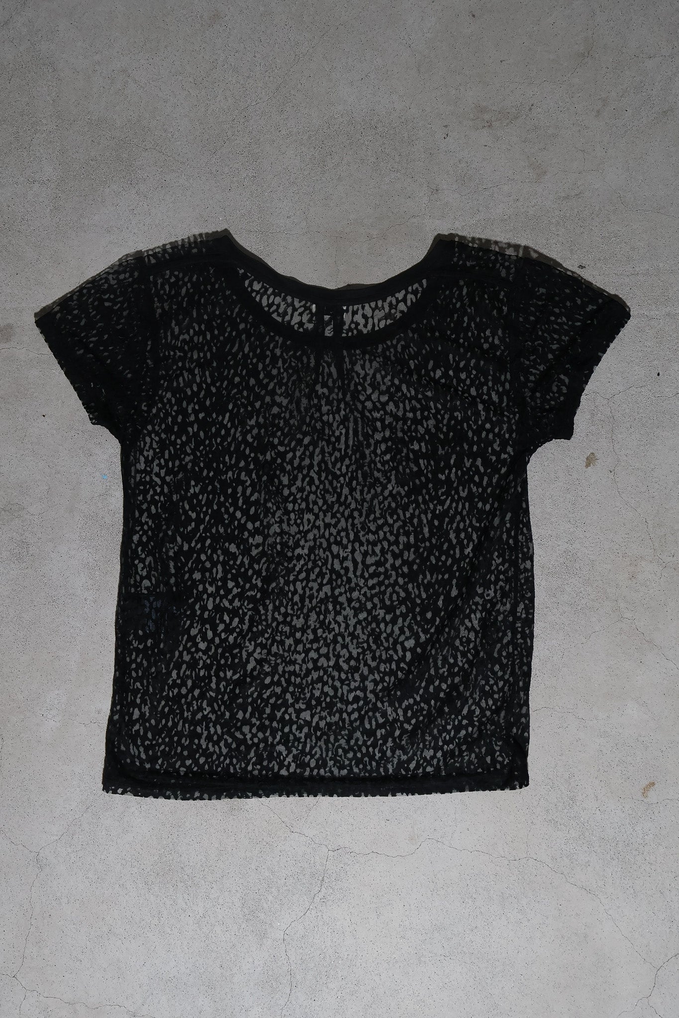 Saint Laurent Paris SS14 Mesh Babycat Tee