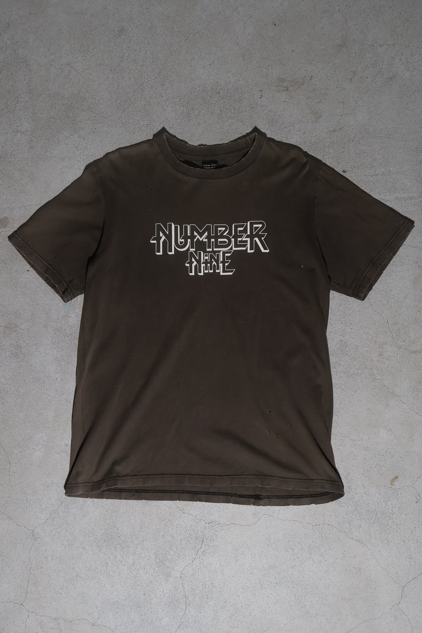 Number (N)ine SS04 Distressed Tee