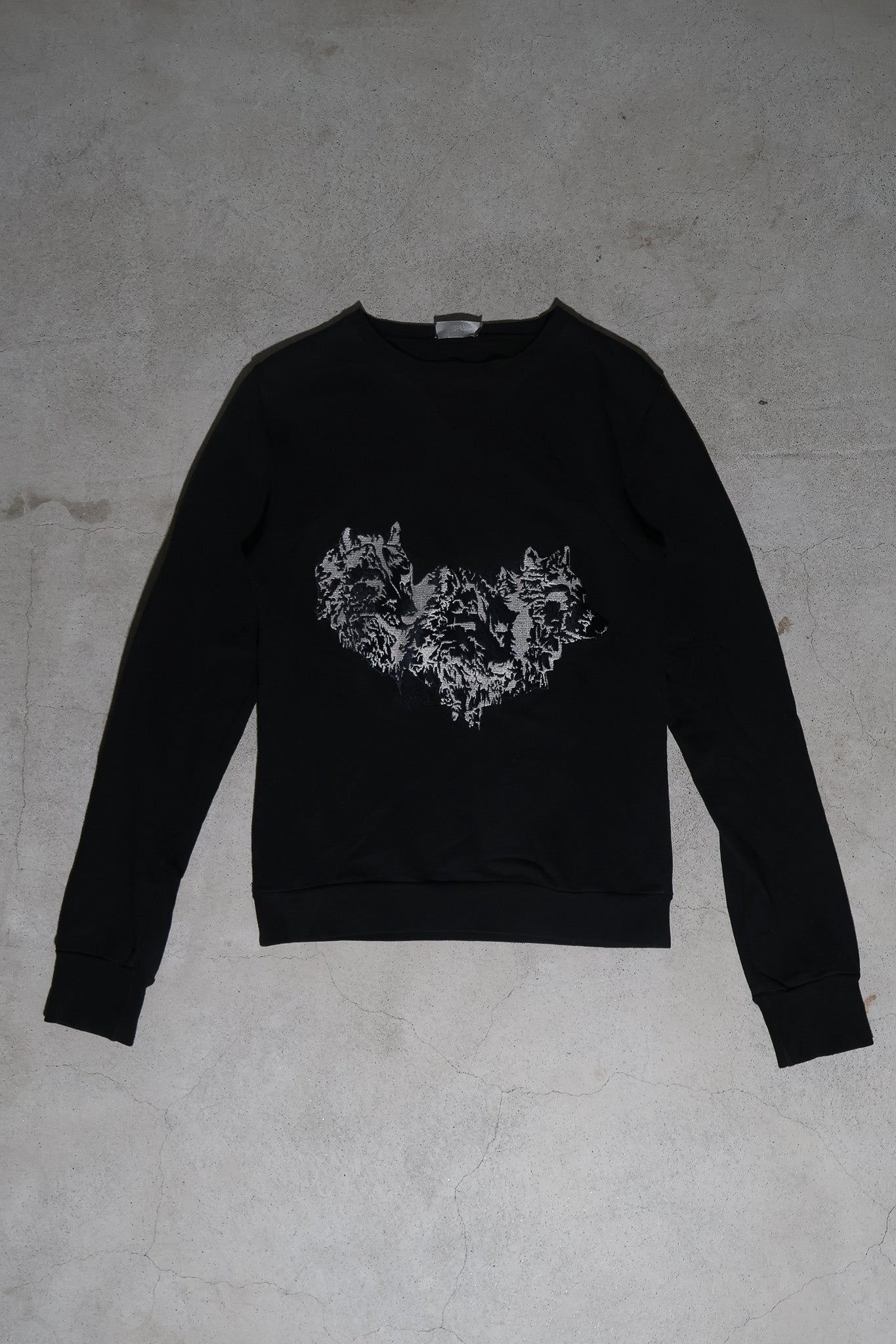Dior Homme SS05 Wolves Embroidered Sweater