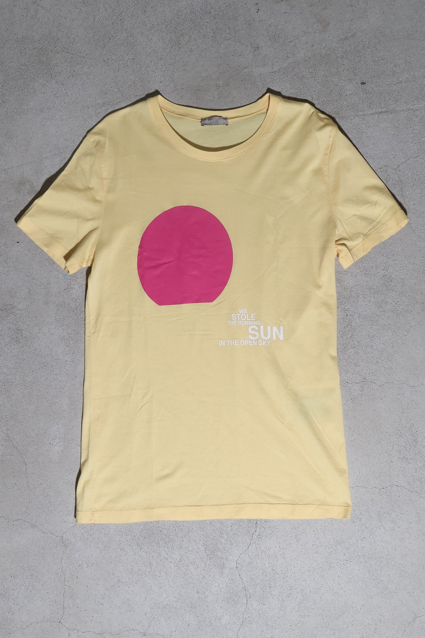 Dior Homme SS06 We Stole The Sun Tee