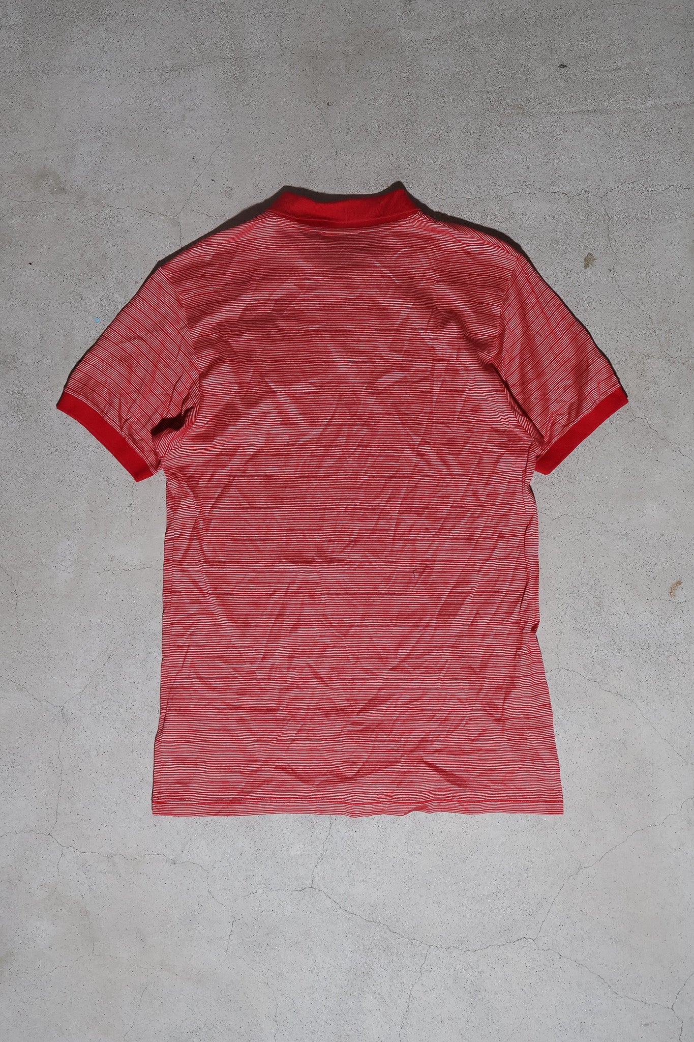 Dior Homme SS07 Striped Single Pocket Polo Shirt