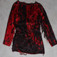 Balmain SS11 Paint Splatter Silk Top