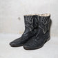 Number (N)ine FW08 Ostrich Leather Western Boots