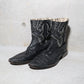 Number (N)ine FW08 Ostrich Leather Western Boots
