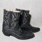 Number (N)ine FW08 Ostrich Leather Western Boots