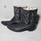 Number (N)ine FW08 Ostrich Leather Western Boots