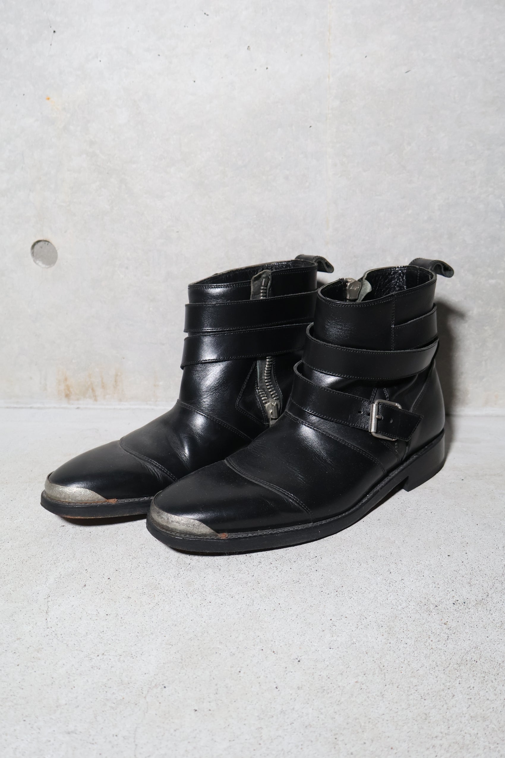 Balmain Double Wrap Buckle Boots