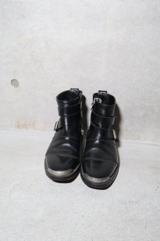 Balmain Double Wrap Buckle Boots