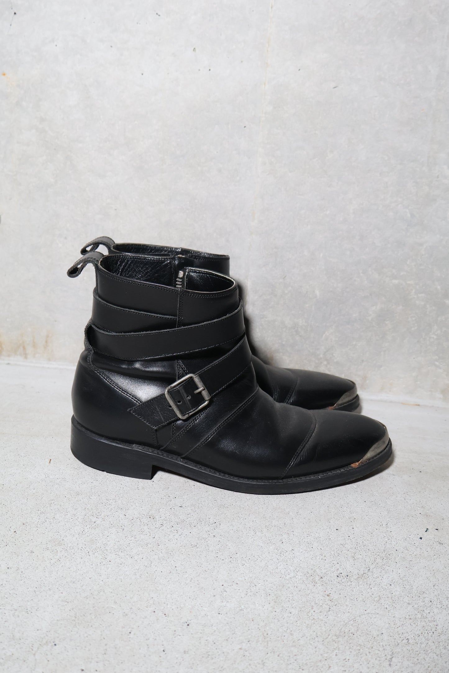 Balmain Double Wrap Buckle Boots
