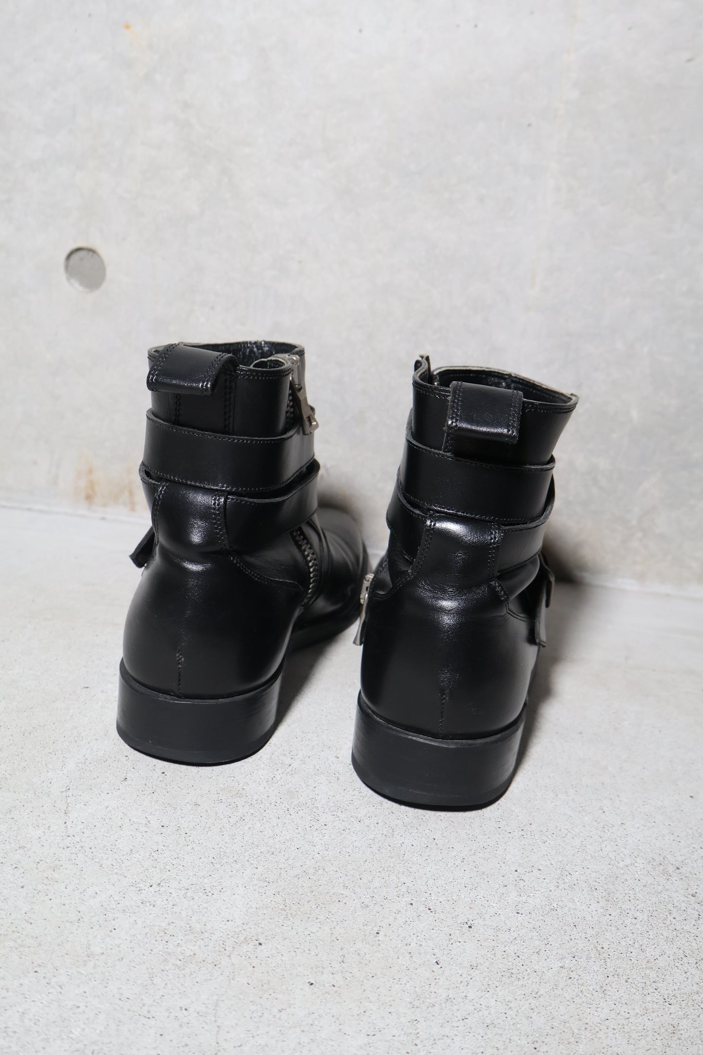 Balmain Double Wrap Buckle Boots