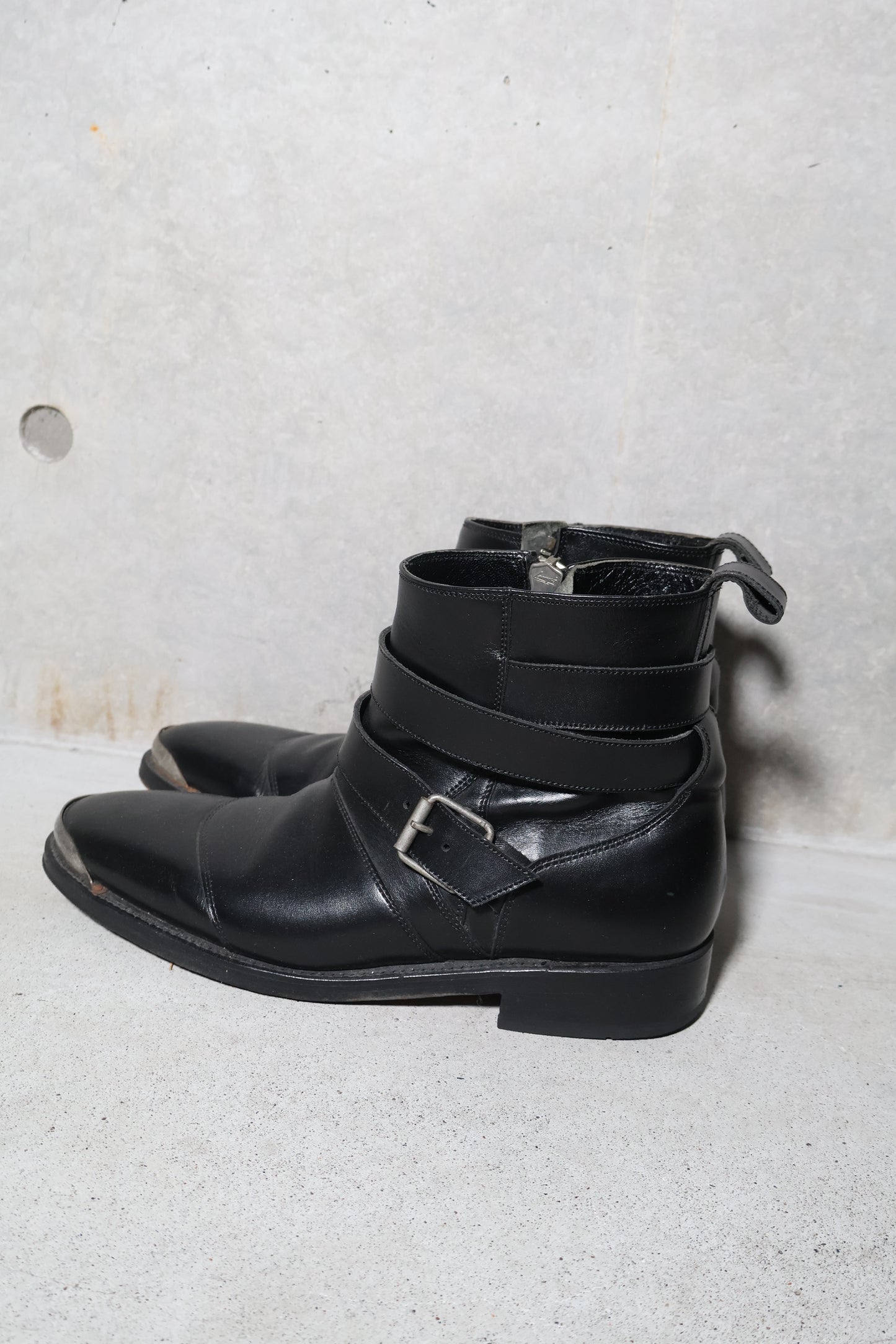 Balmain Double Wrap Buckle Boots