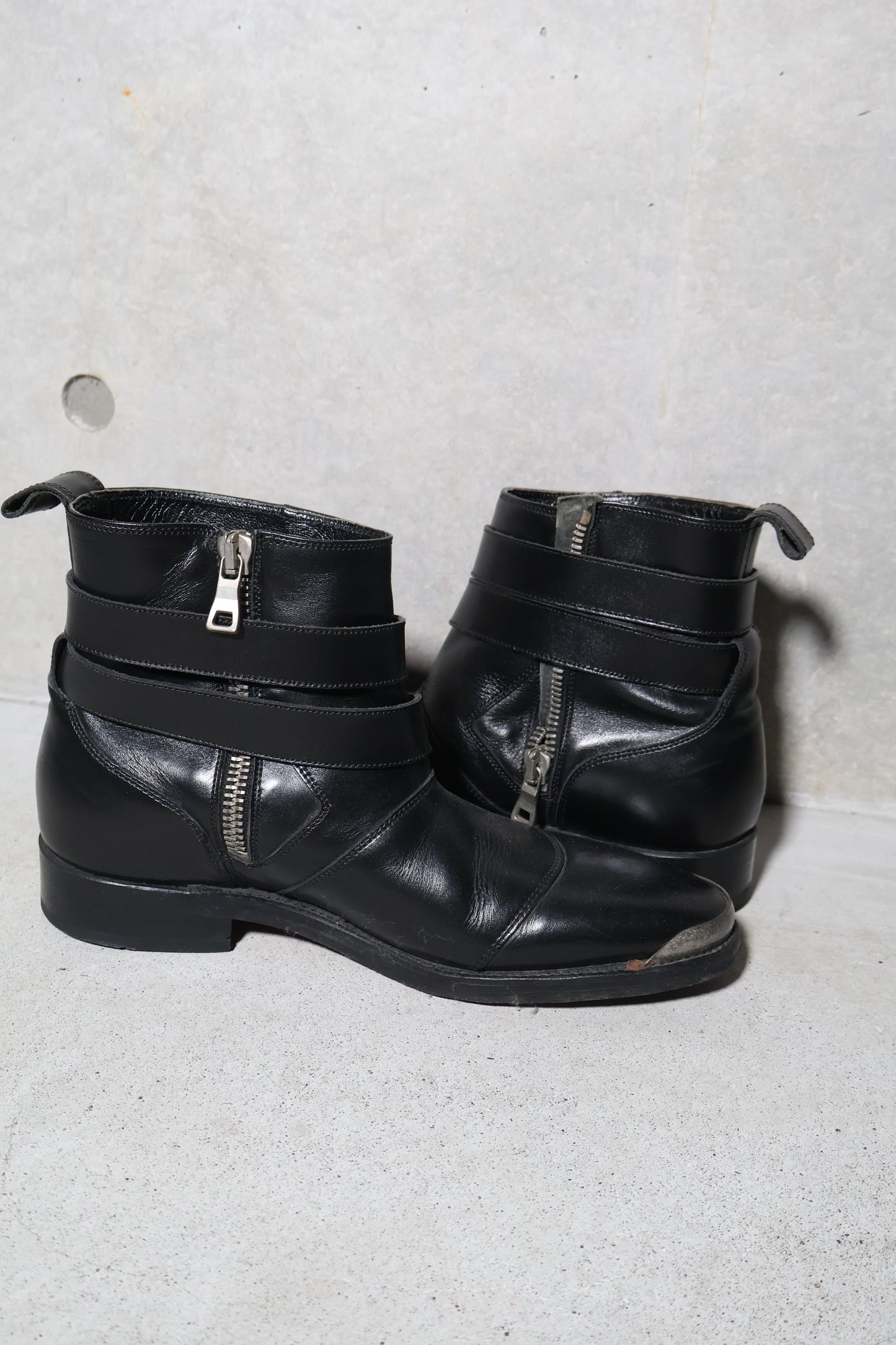 Balmain Double Wrap Buckle Boots