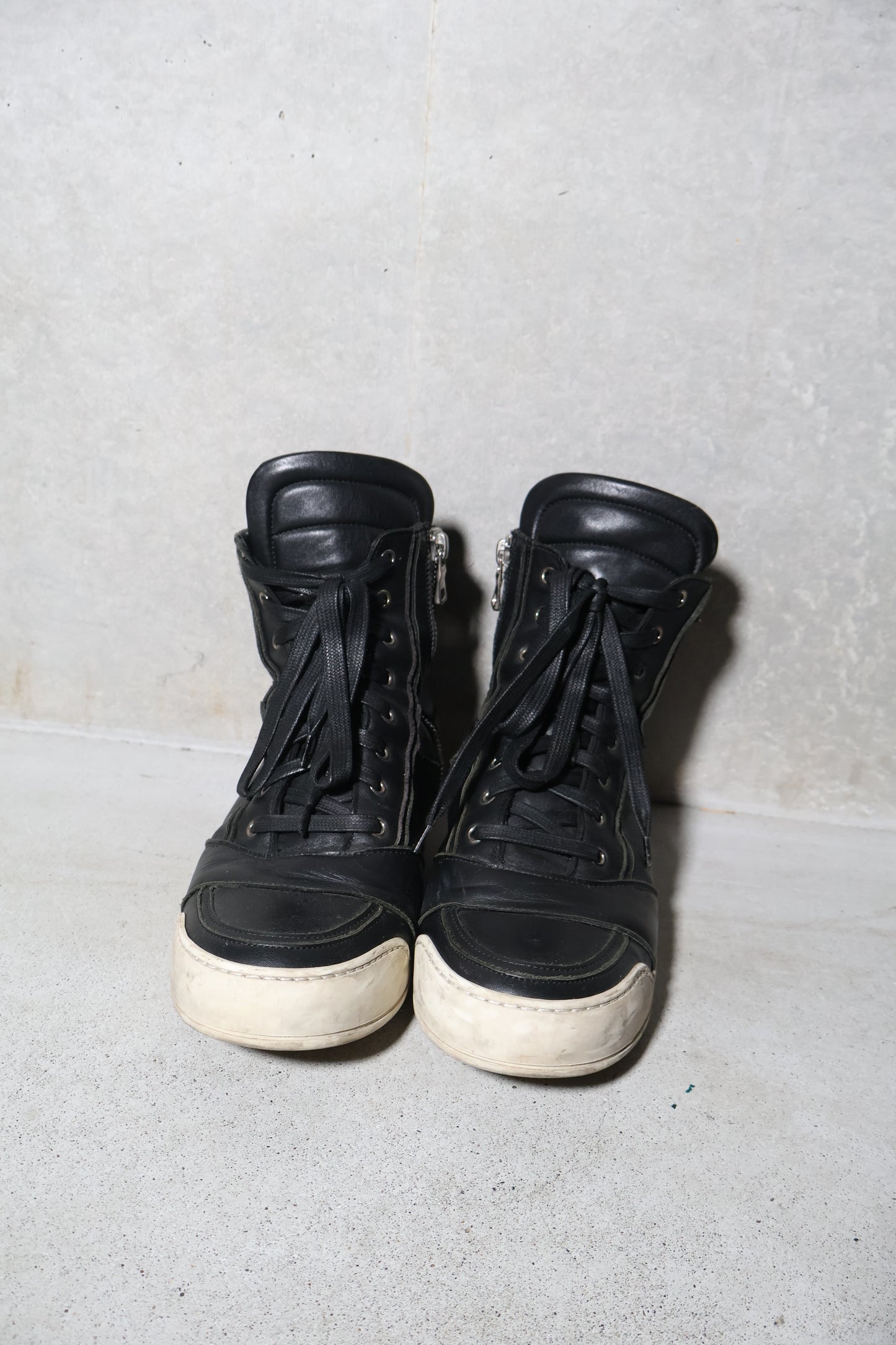 Balmain SS12 High Top Boots