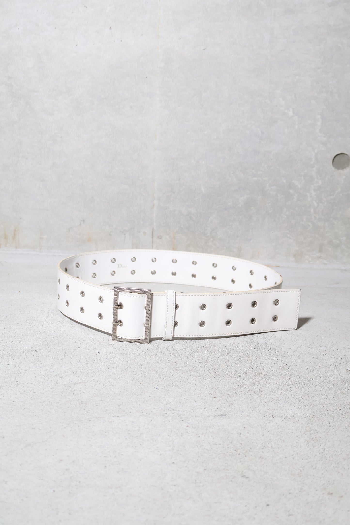 Dior Homme SS03 Double Prong Eyelet Belt