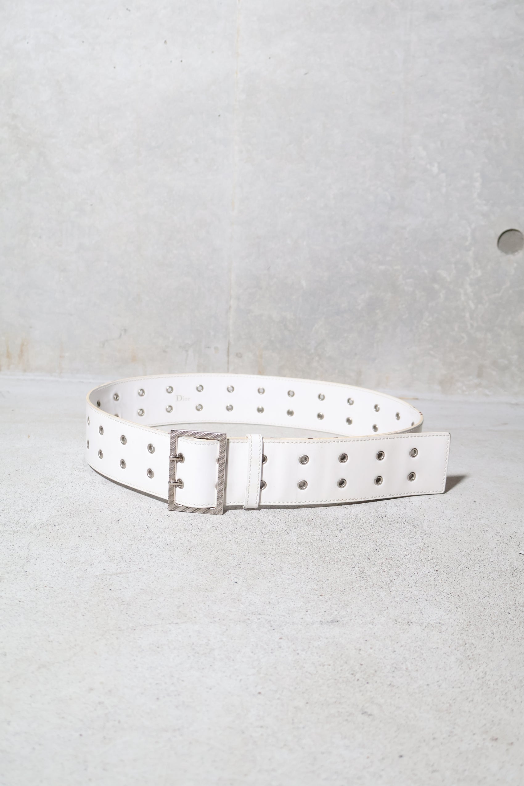 Dior Homme SS03 Double Prong Eyelet Belt