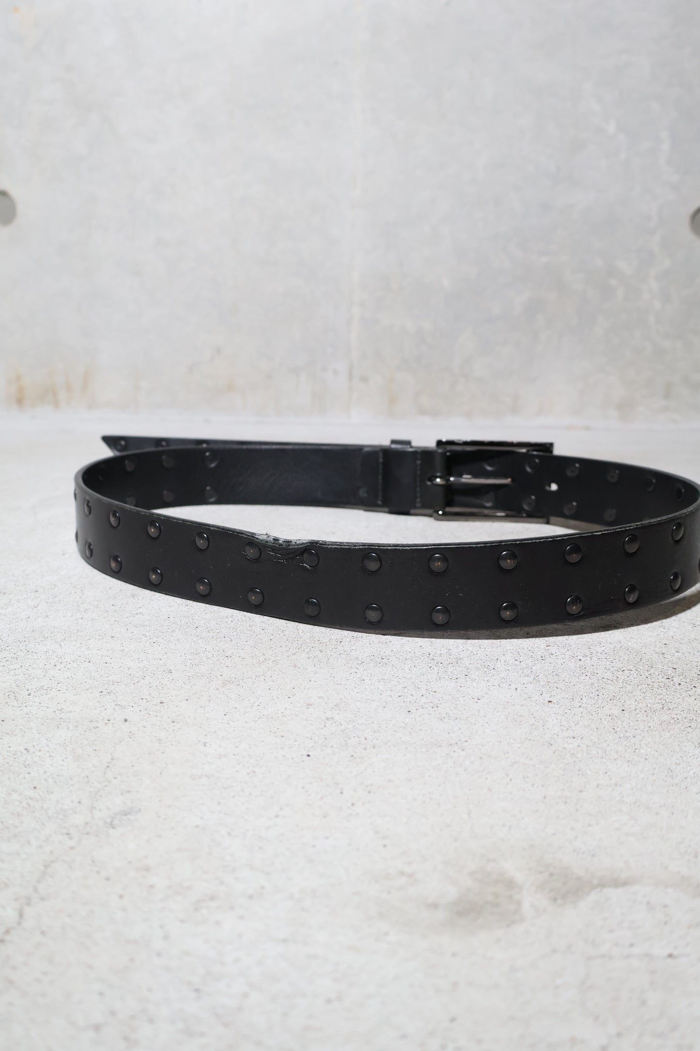 Burberry Black Studded Belt