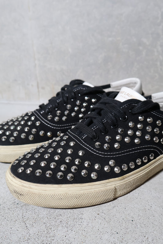 Saint Laurent Paris SS15 Studded Low Top Sneakers