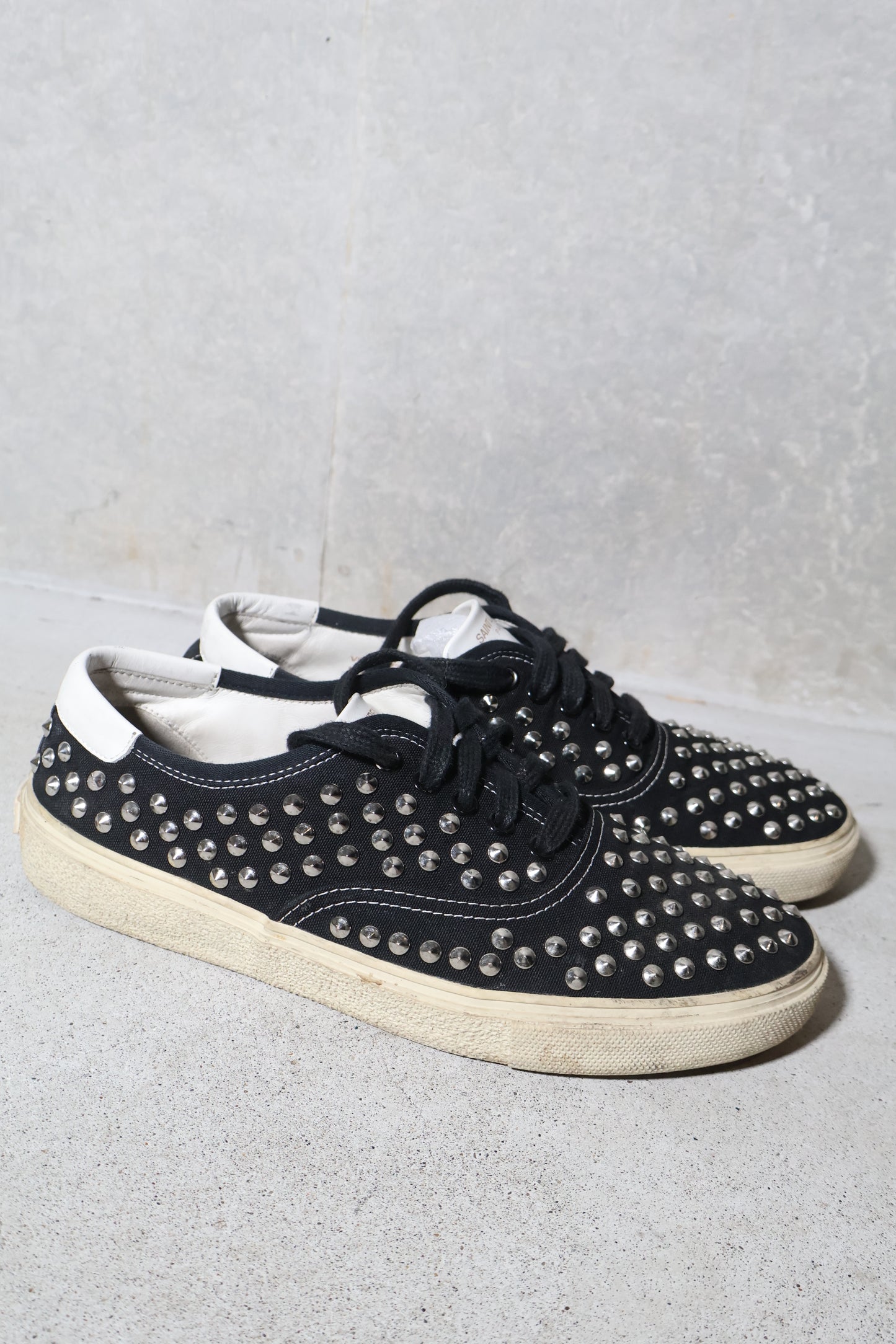 Saint Laurent Paris SS15 Studded Low Top Sneakers