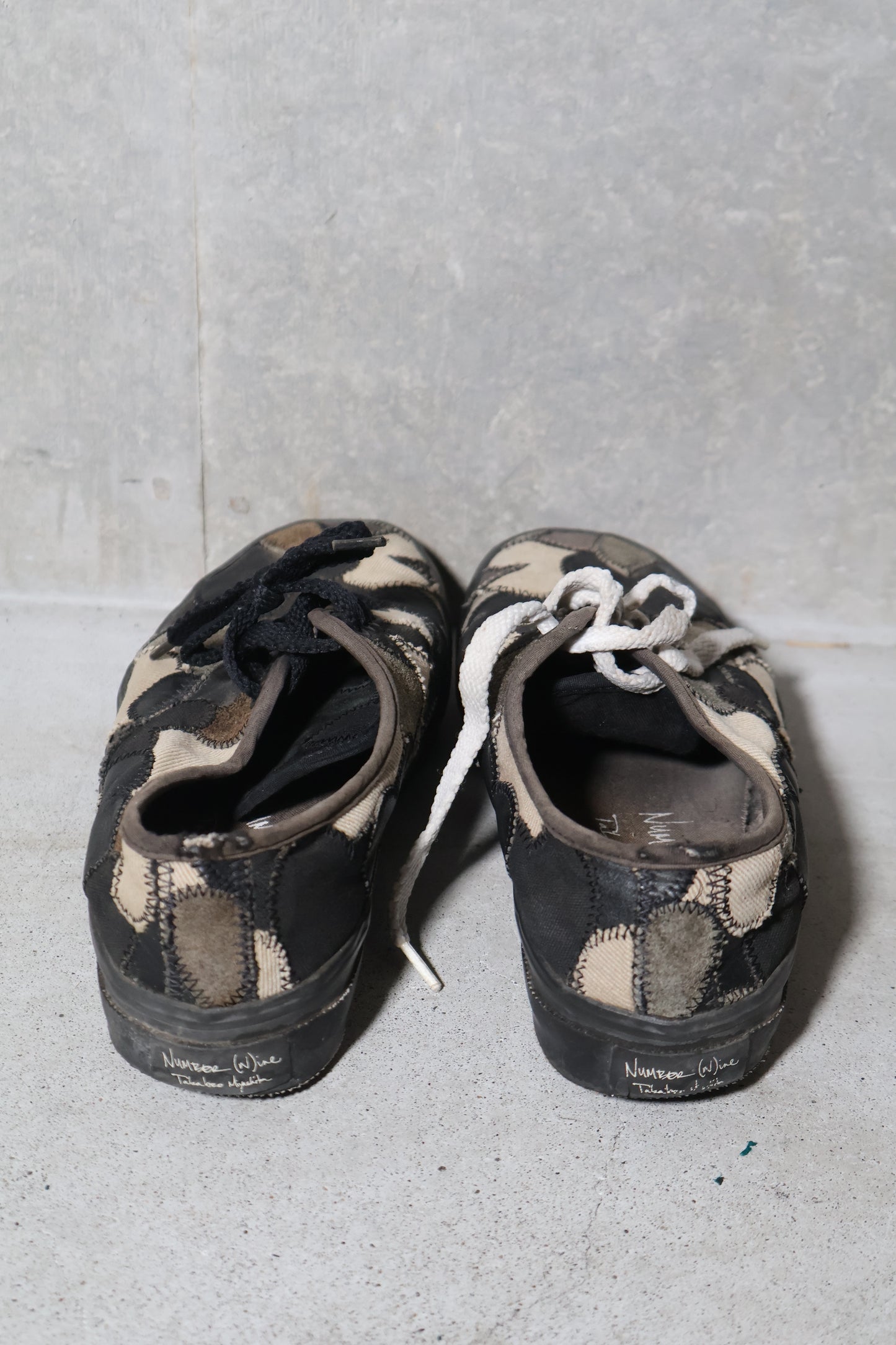 Number (N)ine AW03 Heart Patch Shoes