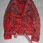 Balmain SS11 Safety Pin Pierced Studded Jacket