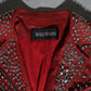 Balmain SS11 Safety Pin Pierced Studded Jacket