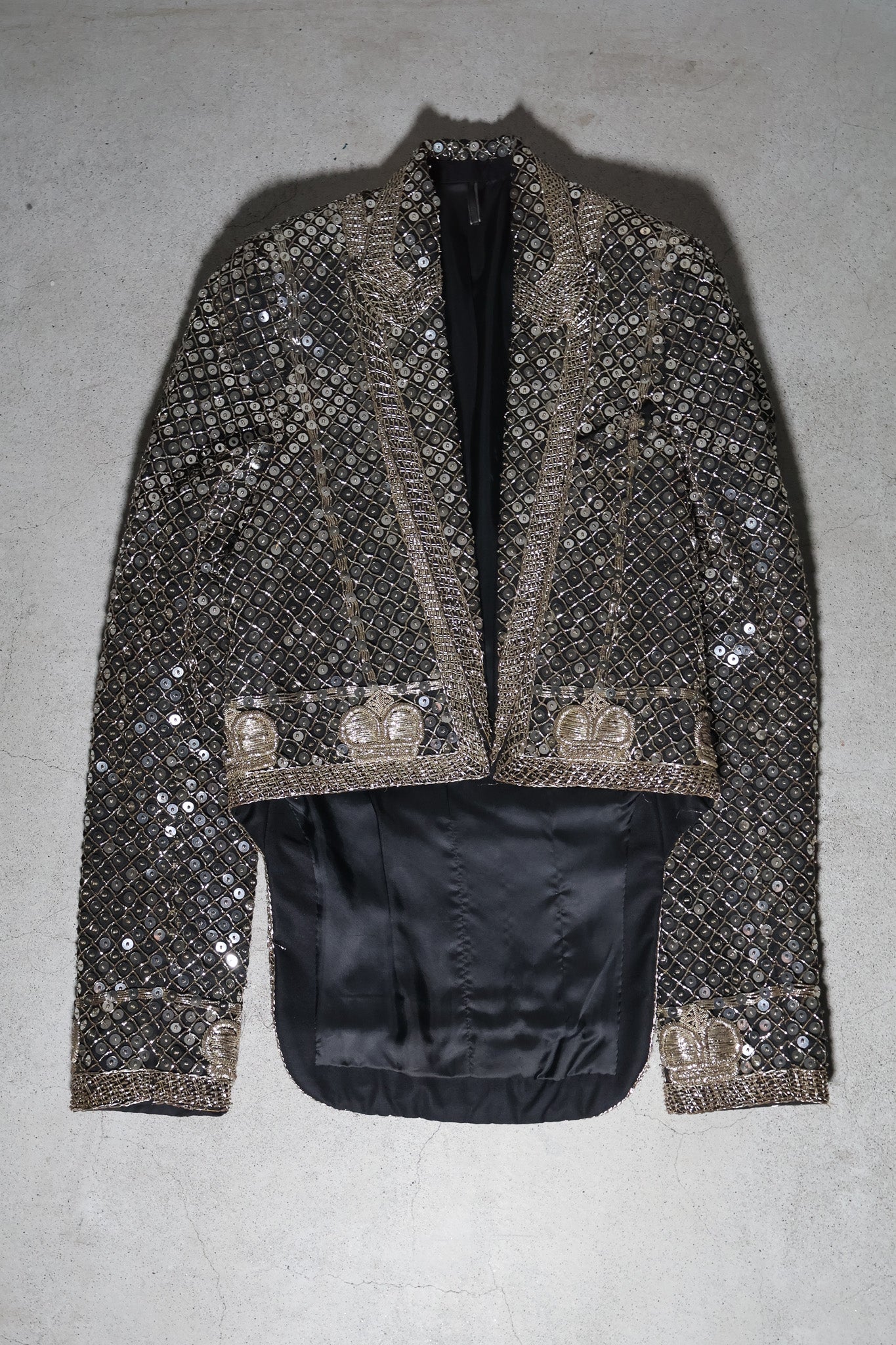 Dior Homme SS06 Runway Glitter Union Jack Blazer