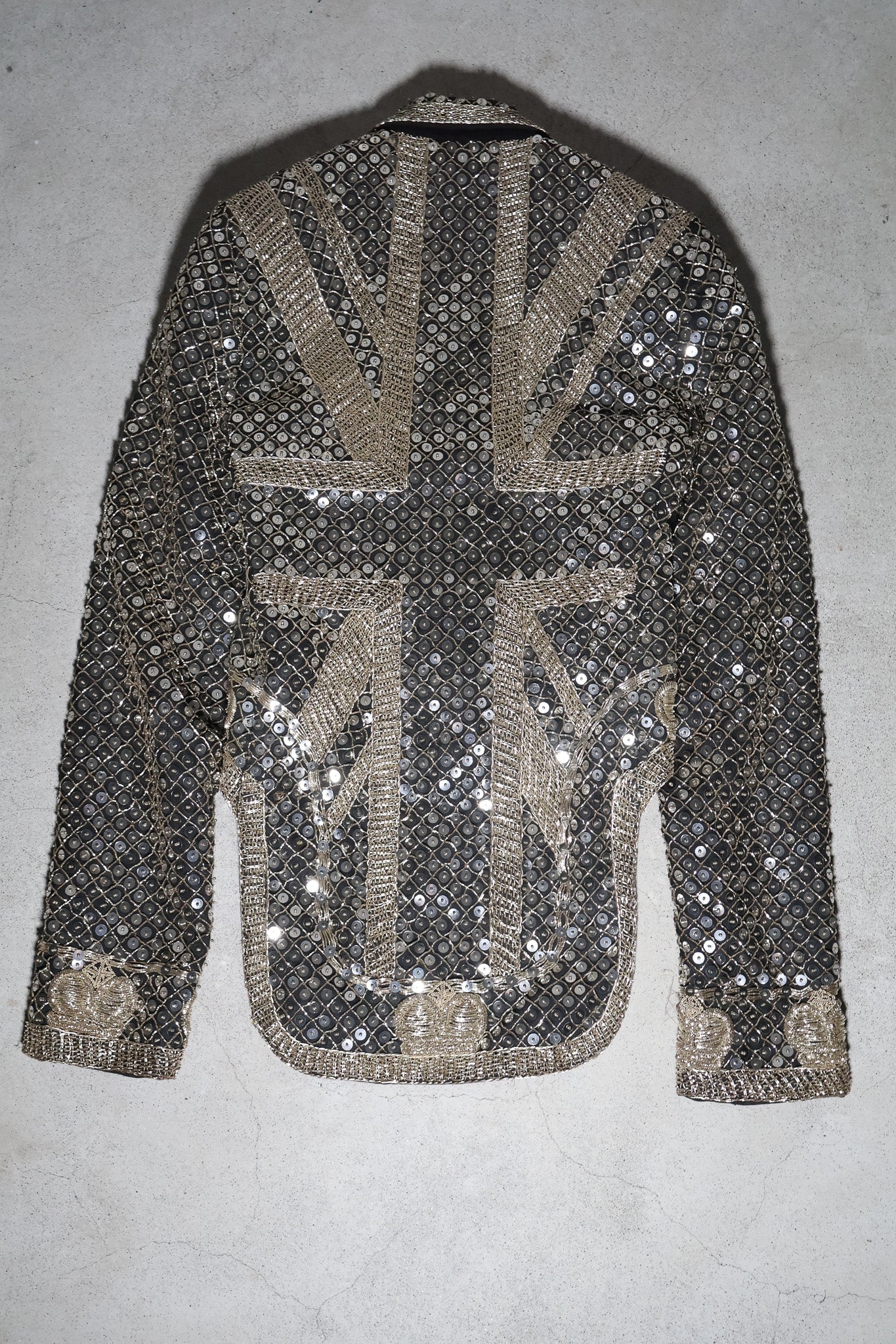 Dior Homme SS06 Runway Glitter Union Jack Blazer