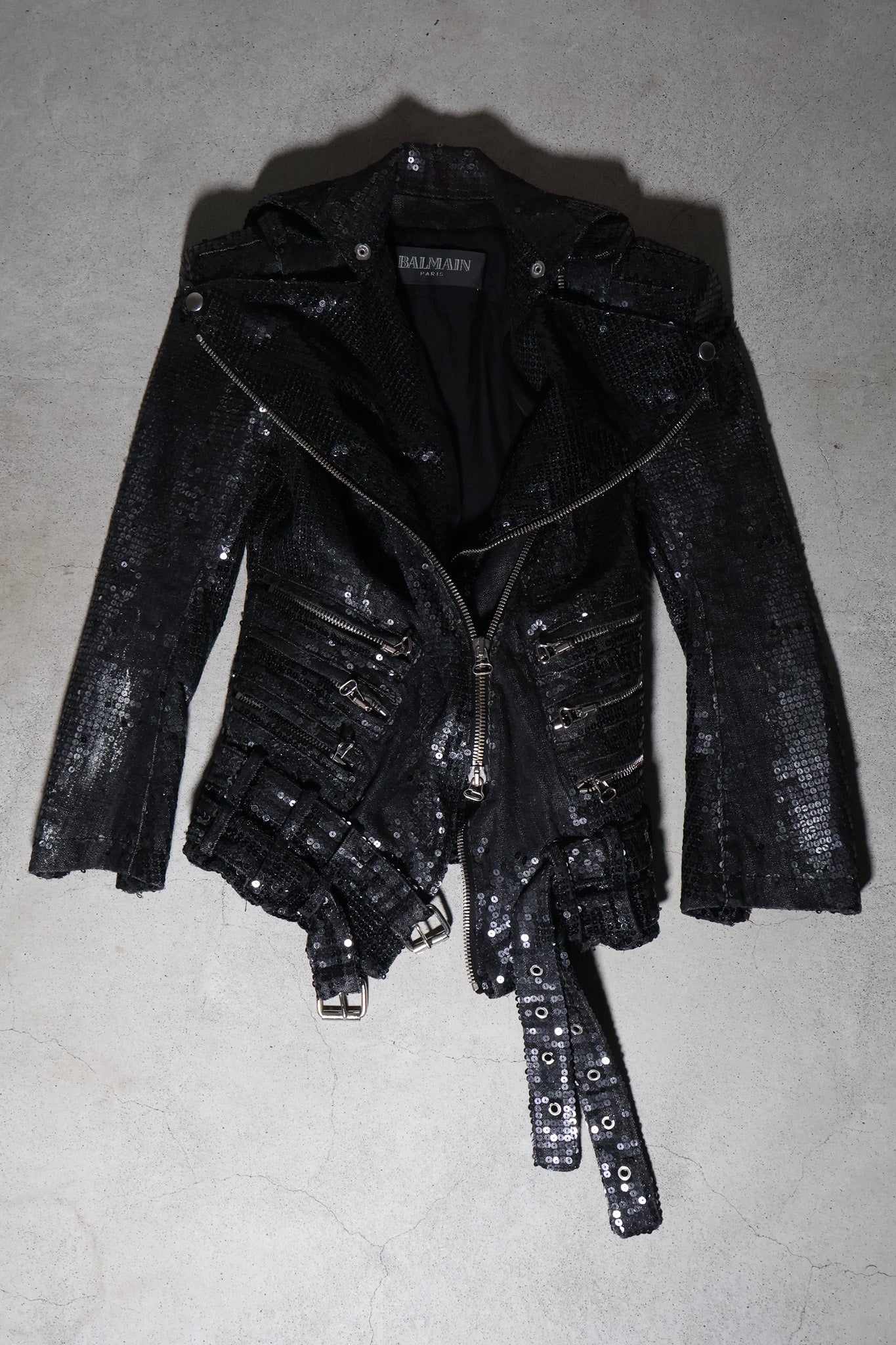 Balmain AW09 Sequin Denim Jacket